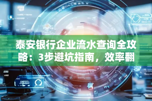 泰安银行企业流水查询全攻略：3步避坑指南，效率翻倍真相揭秘！