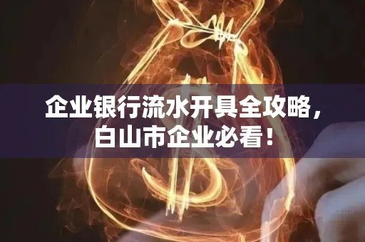 企业银行流水开具全攻略，白山市企业必看！