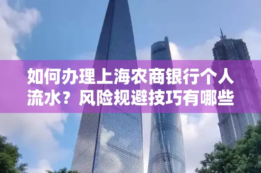 如何办理上海农商银行个人流水?风险规避技巧有哪些?