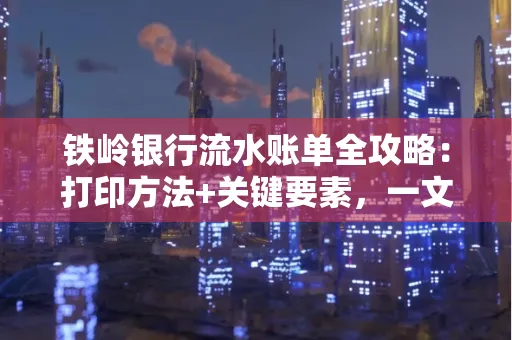 铁岭银行流水账单全攻略:打印方法+关键要素,一文搞定!