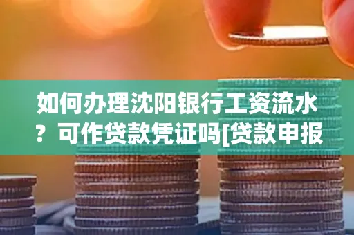 如何办理沈阳银行工资流水？可作贷款凭证吗[贷款申报必见]
